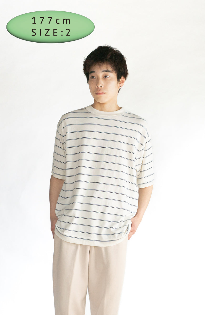 CENTRE KNIT TEE