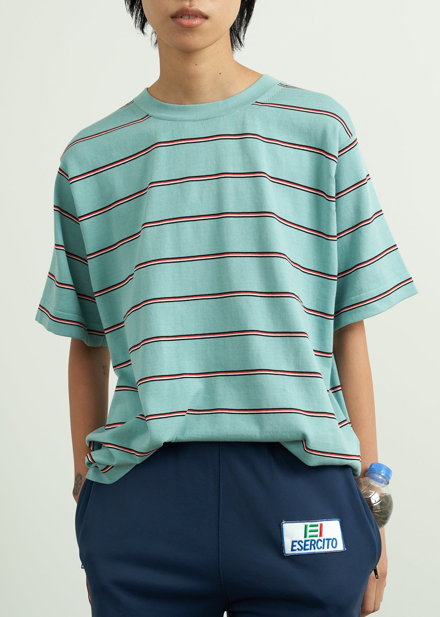 CENTRE TEE　Striped