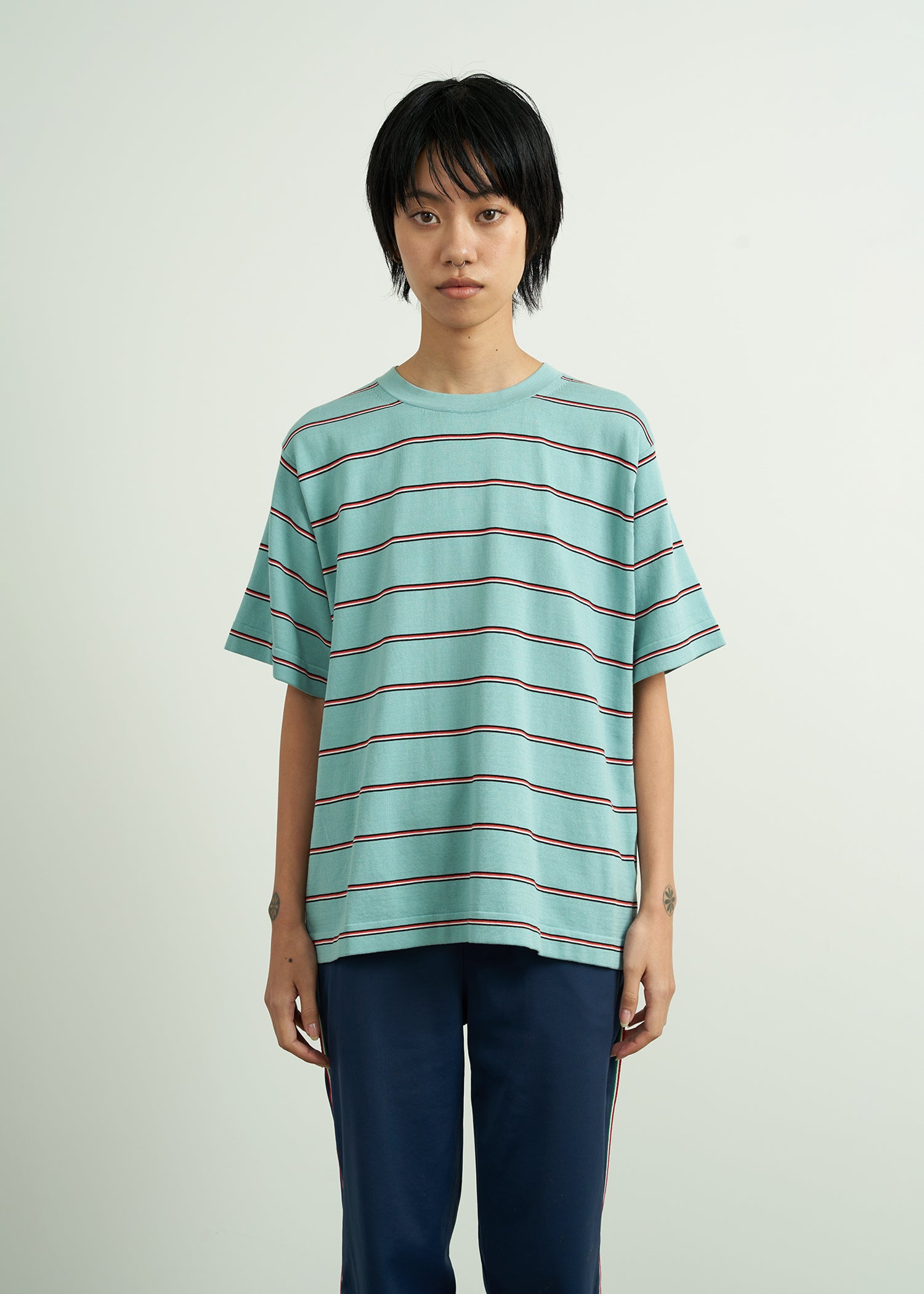 CENTRE TEE　Striped