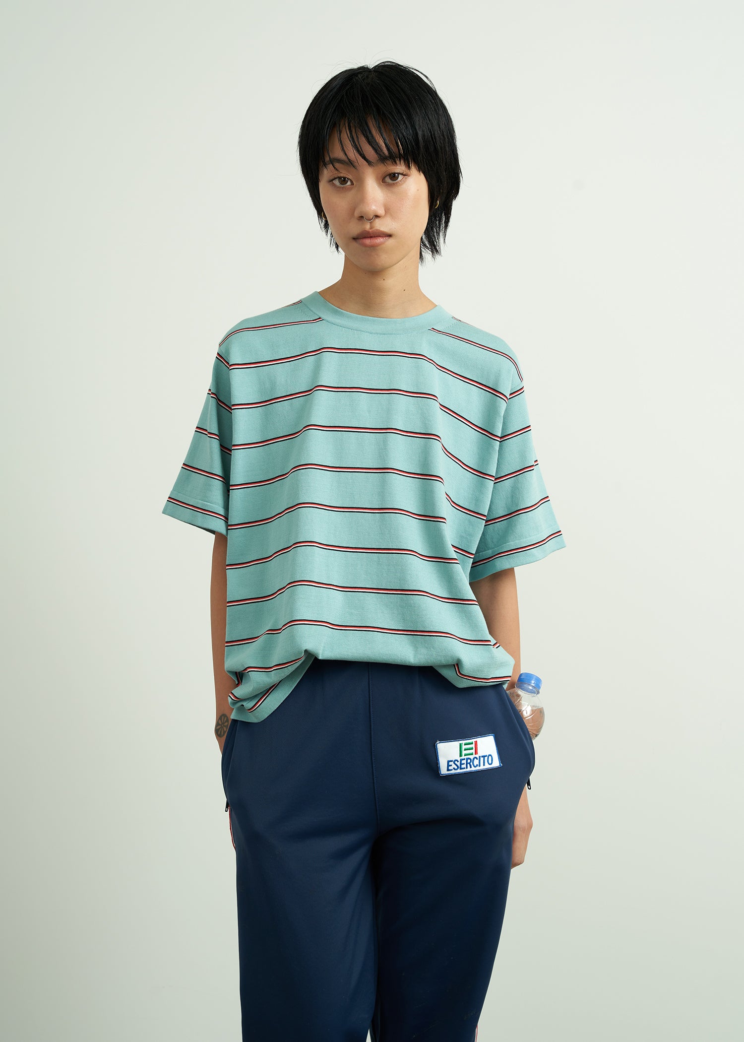 CENTRE TEE　Striped