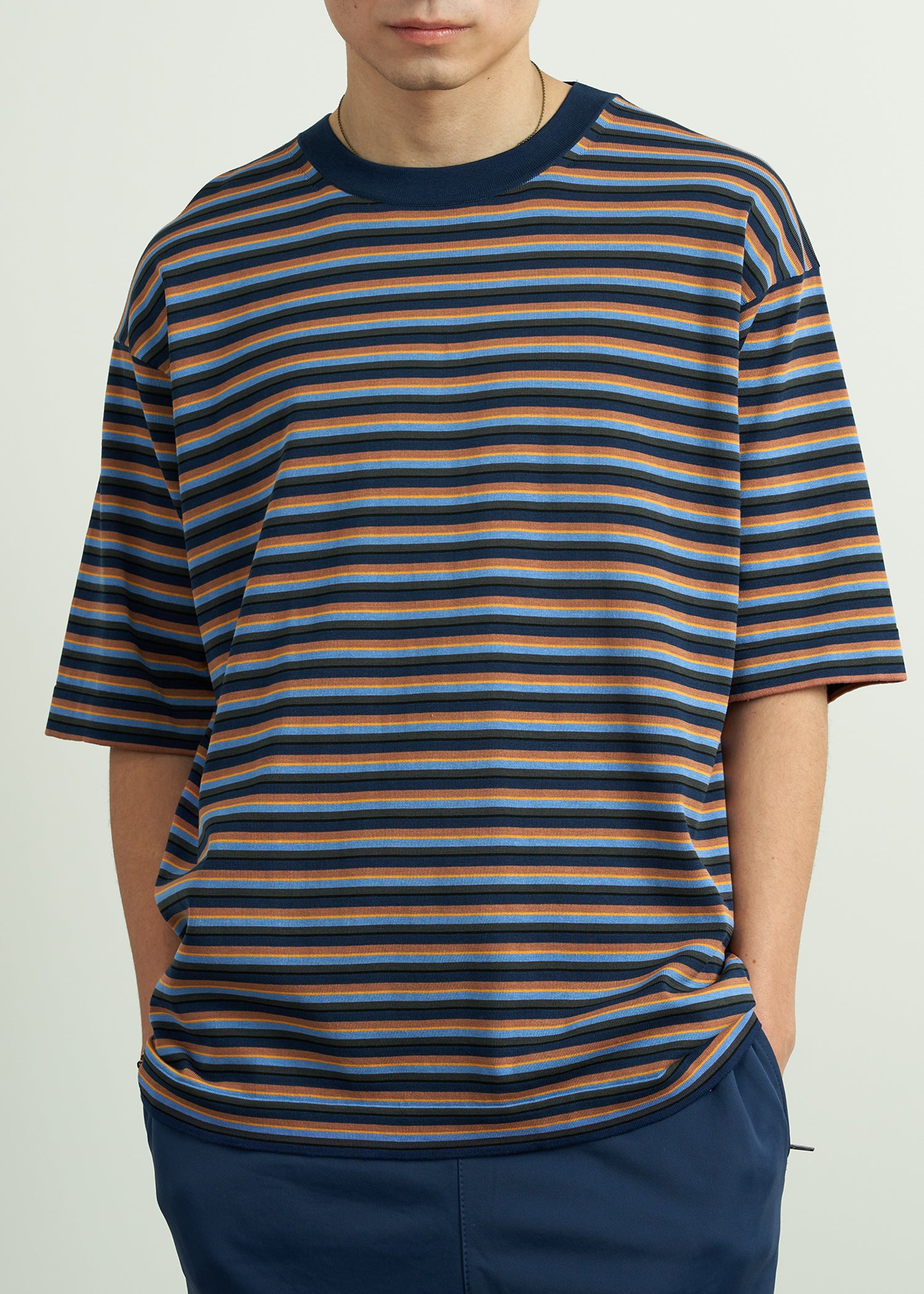 CENTRE TEE　Striped