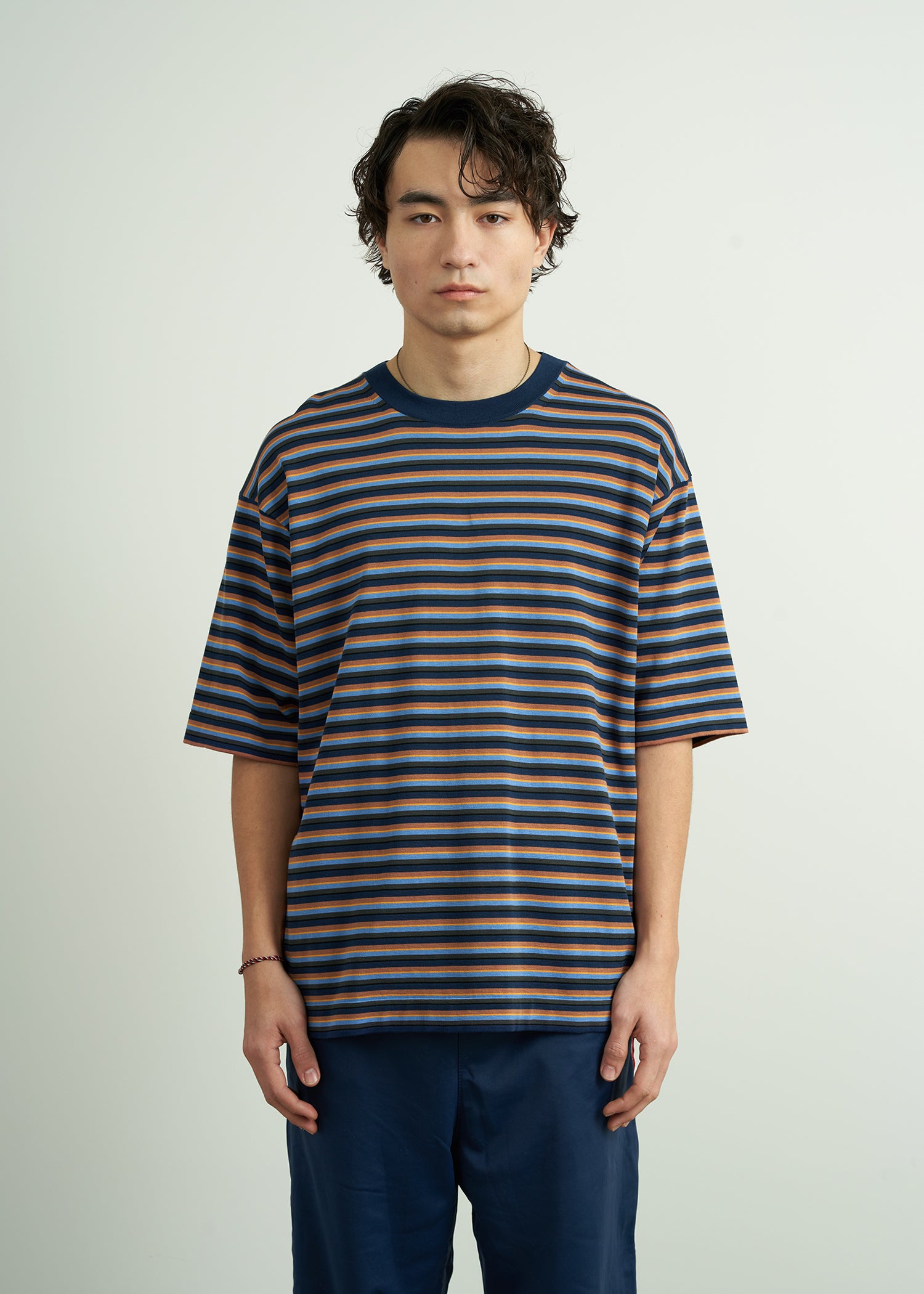 CENTRE TEE　Striped