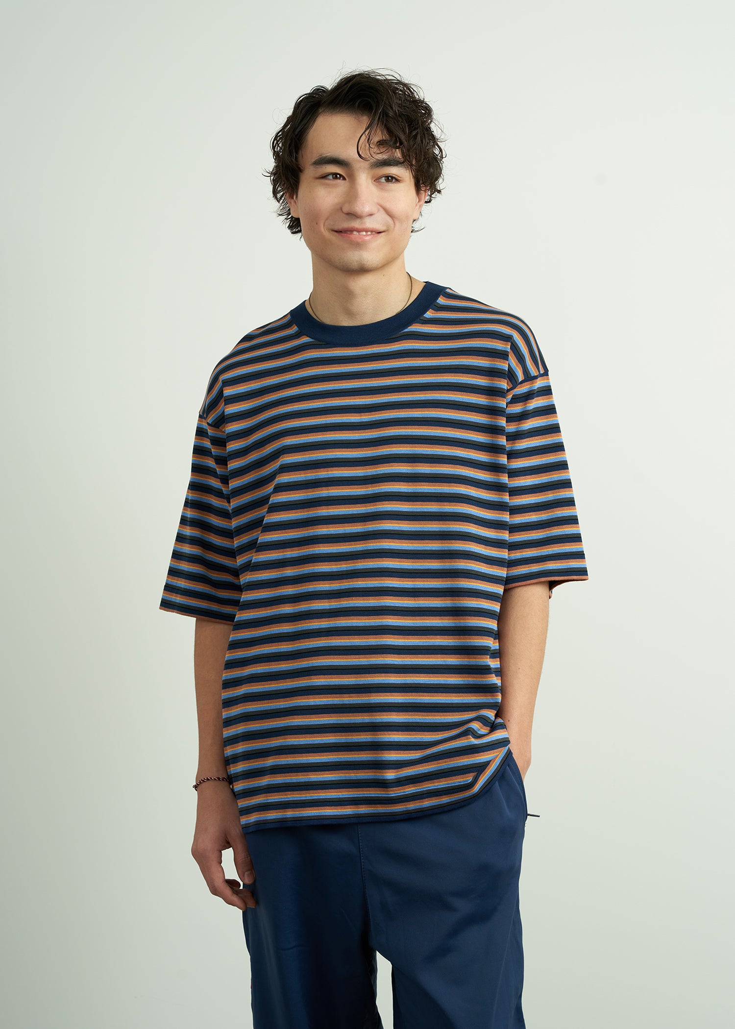 CENTRE TEE　Striped