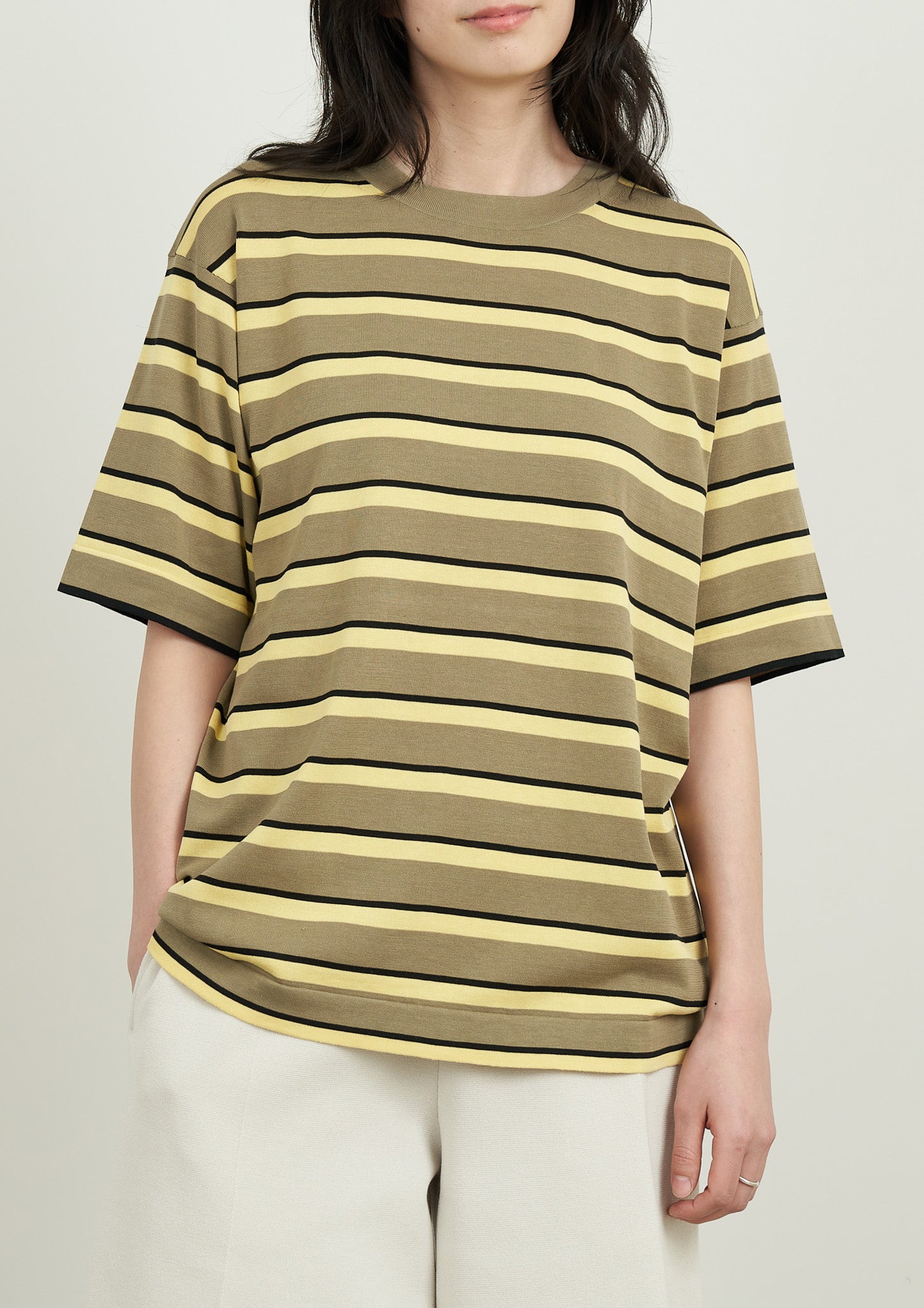 Striped CENTRE TEE　Unisex