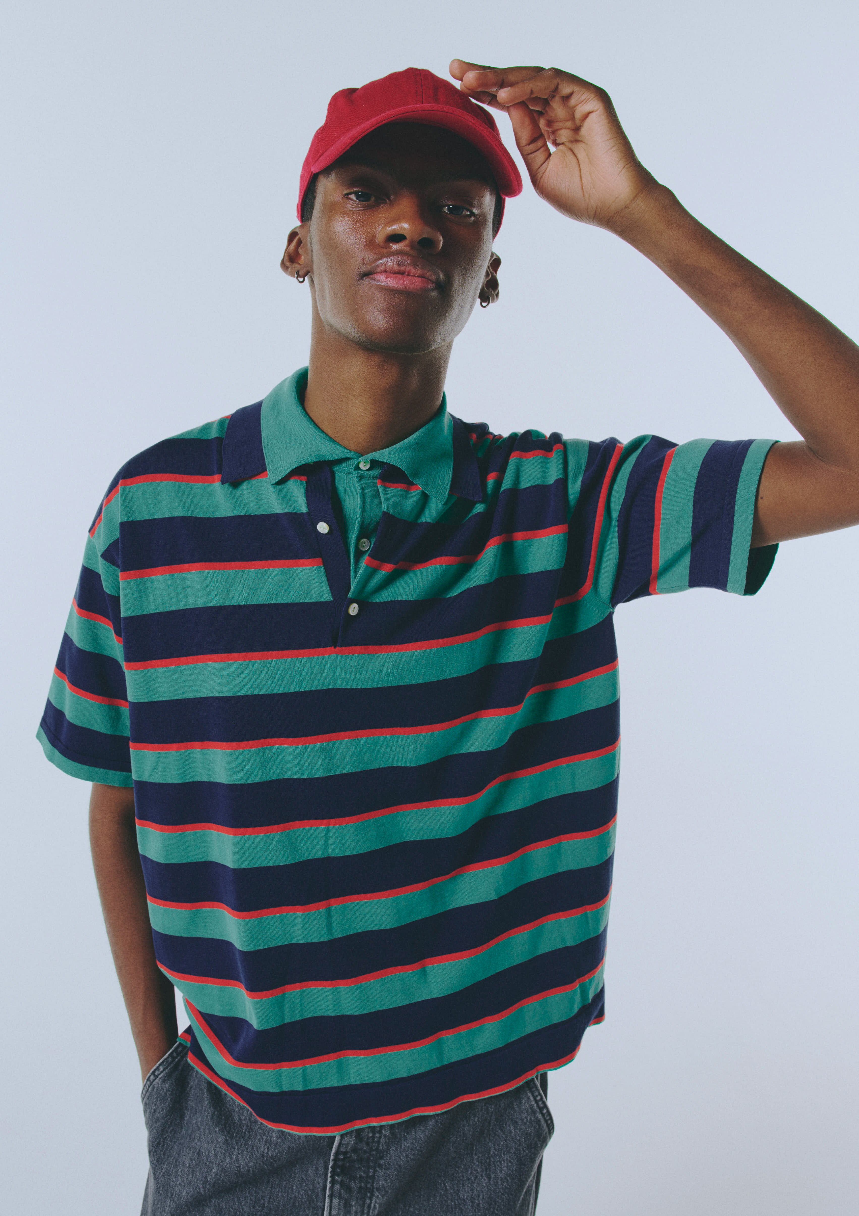 Striped ADAMS POLO – Tender mart